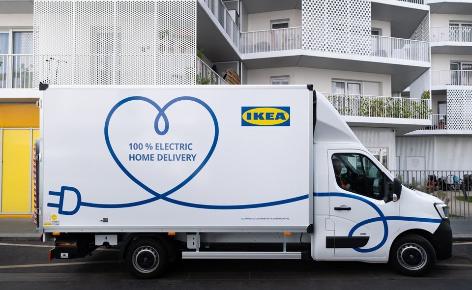 IKEA หันมาใช้รถ EV ส่งของ
