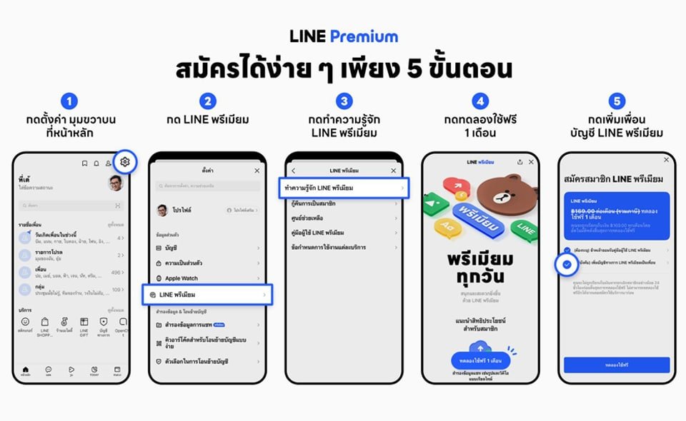 LINE Premium เปิดให้สมัครแล้ววันนี้!