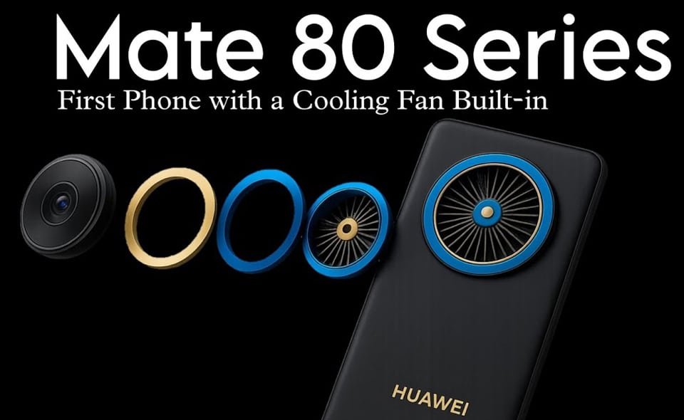 HUAWEI ใช้พัดลมใบพัดจิ๋ว