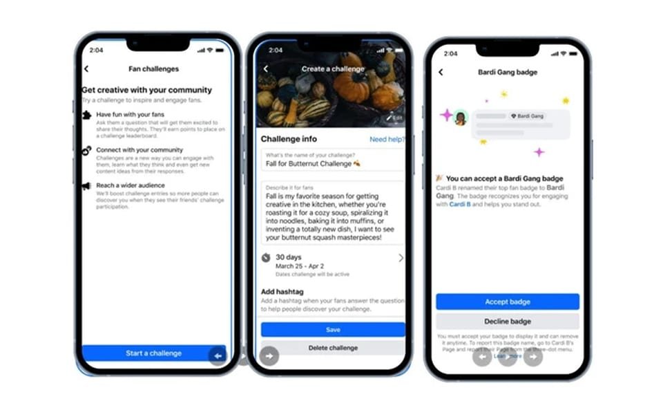Facebook เปิดตัวฟีเจอร์ใหม่