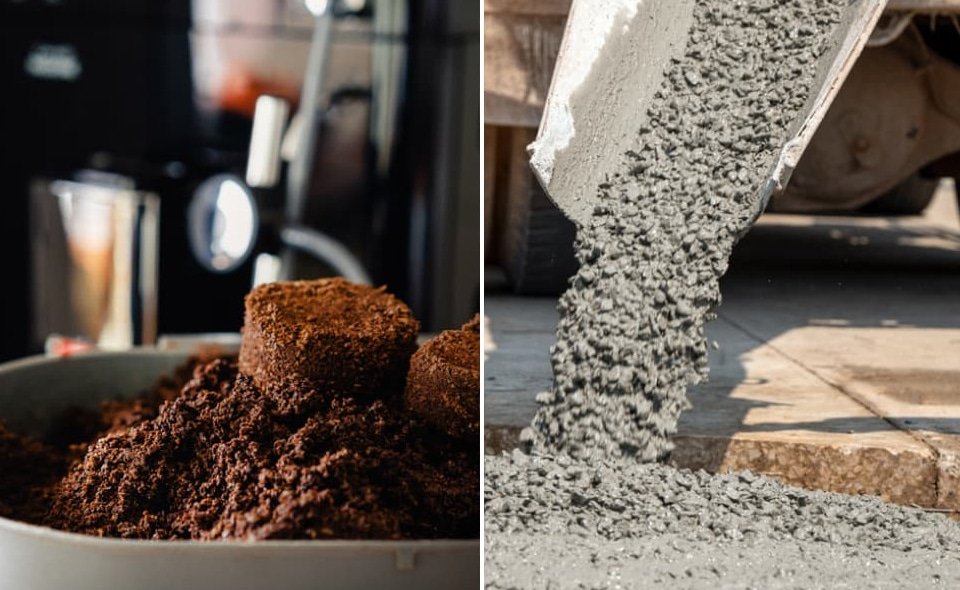 charred coffee grounds