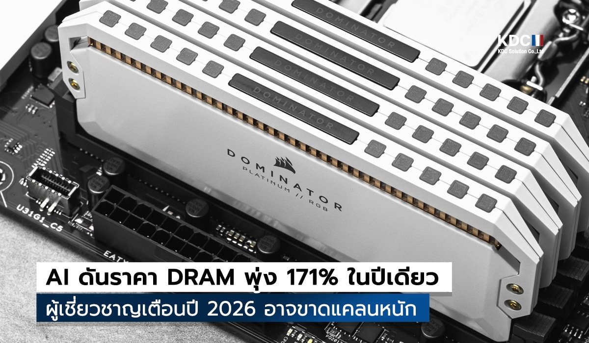 AI ดันราคา DRAM