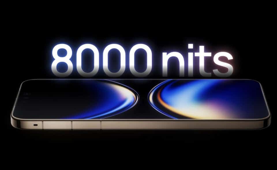 จอสว่างสุด 8000 nits