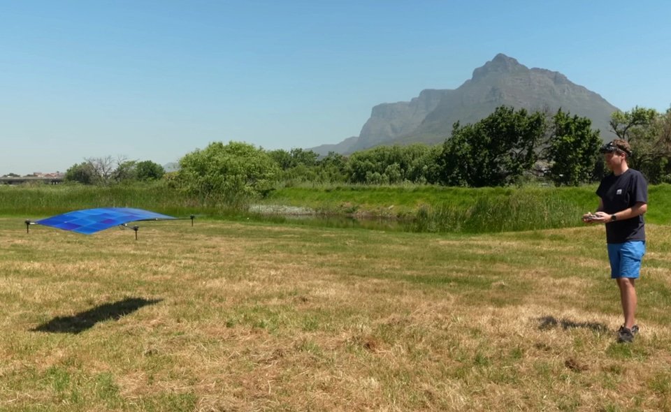 โดรนไร้แบตเตอรี่