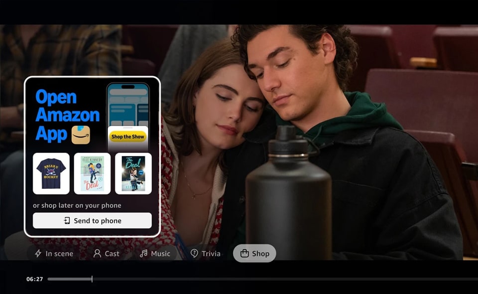 Amazon เพิ่มฟีเจอร์ชอปปิงบน Prime Video