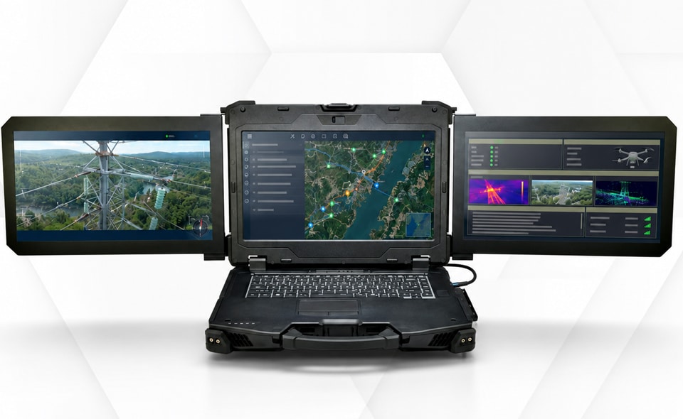 Durabook Z14I DX3 โน้ตบุ๊ก 3 จอ