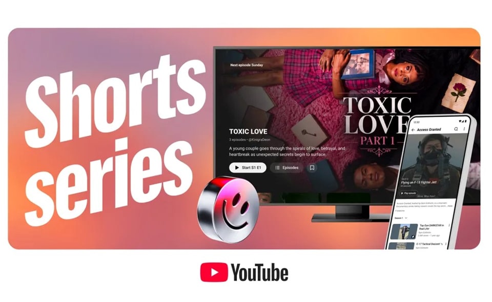 YouTube เพิ่ม Shorts Series
