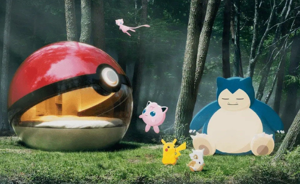 ที่พักรูปทรง Poke Ball