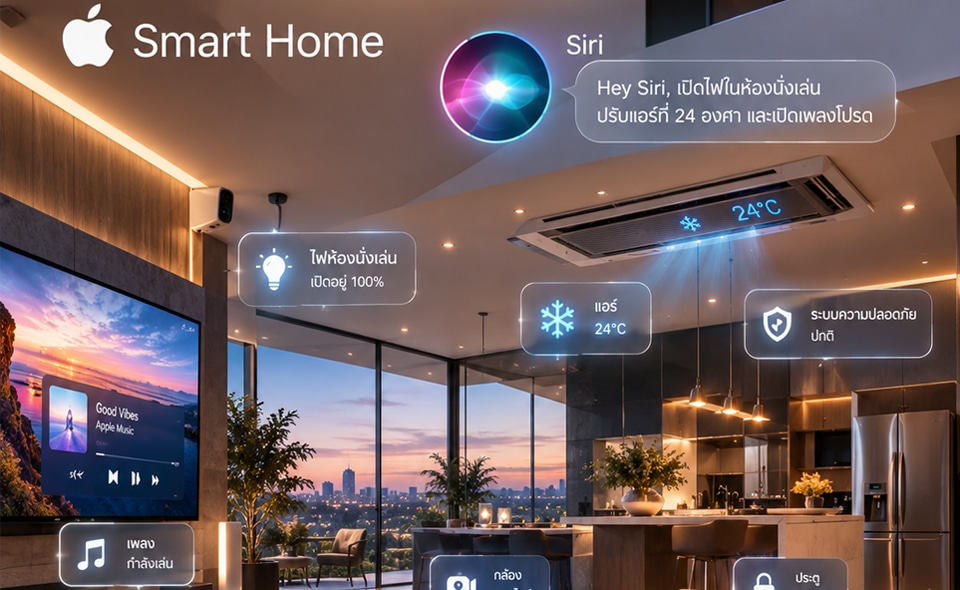 มาพร้อม Siri AI